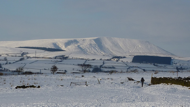 Pendle Hill snow